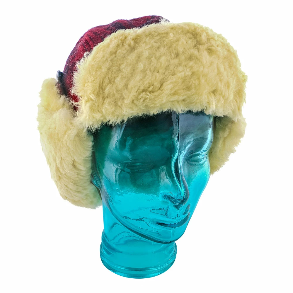 Promo โ Men Reykjavk - Woolrich W9416 Aviator Red & Black Plaid Wool Blend Trapper Hat ๐ฅฐ 16 Men Reykjavk - Woolrich W9416 Aviator Red & Black Plaid Wool Blend Trapper Hat