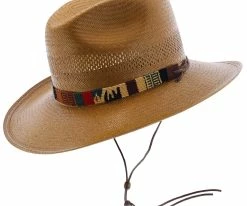 Sequoia - Stetson Vented Crown Straw Outdoor Hat - XSSEQA