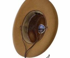 Sequoia - Stetson Vented Crown Straw Outdoor Hat - XSSEQA