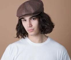 Regal - Walrus Hats Linen/Cotton 8 Panel Newsboy Cap Men
