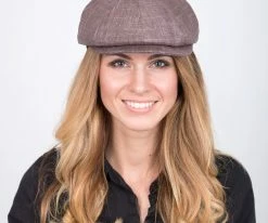 Regal - Walrus Hats Linen/Cotton 8 Panel Newsboy Cap Men