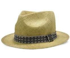 Men Midnight Luxe - Walrus Hats Sisal Straw Fedora Hat W/ Band