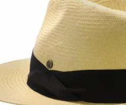 Big Catch - Walrus Hats Natural Paper Braid Straw Fedora Hat W/ Band Men