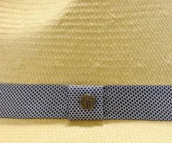 Big Catch - Walrus Hats Natural Paper Braid Straw Fedora Hat W/ Band Men