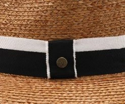 Men South Beach - Walrus Hats Natural Raffia Straw Fedora Hat