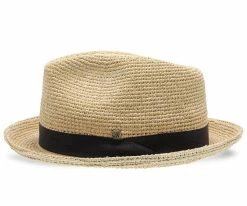 Cast Away - Walrus Hats Crocheted Raffia Straw Fedora Hat W/ Band