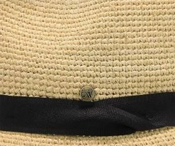 Cast Away - Walrus Hats Crocheted Raffia Straw Fedora Hat W/ Band