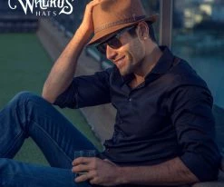 Driftwood - Walrus Hats Brown Paper Braid Straw Fedora Hat