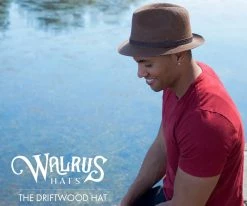Driftwood - Walrus Hats Brown Paper Braid Straw Fedora Hat