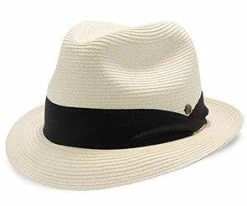 Men Peninsula - Walrus Hats Straw Fedora Hat W/ Band
