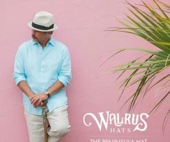 Men Peninsula - Walrus Hats Straw Fedora Hat W/ Band