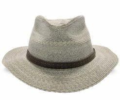 Shoreline - Walrus Hats Hemp Straw Fedora Hat W/ Band