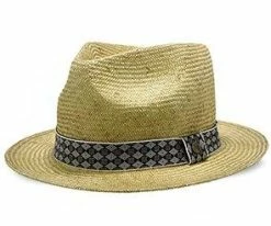 Midnight Luxe - Walrus Hats Natural Sisal Straw Fedora Childs Hat