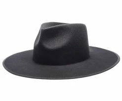 Men Walrus Hats Castle Black Fedora Hat W/ Festival Bands