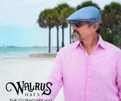 Men Clubhouse - Walrus Hats Linen Cloth Ivy Cap - Golf Flat Cap