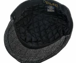 Buy โจ Walrus Hats Main Street - Walrus Grey Tweed Plaid Herringbone Ivy Cap Men ๐ 27 Walrus Hats Main Street - Walrus Grey Tweed Plaid Herringbone Ivy Cap Men