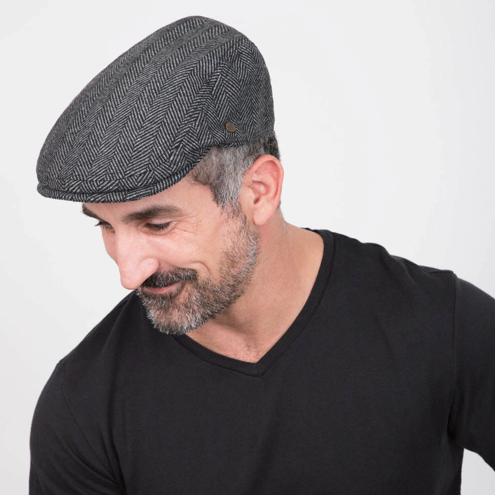 Buy โจ Walrus Hats Main Street - Walrus Grey Tweed Plaid Herringbone Ivy Cap Men ๐ 16 Walrus Hats Main Street - Walrus Grey Tweed Plaid Herringbone Ivy Cap Men