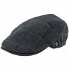 Walrus Hats Main Street - Walrus Grey Tweed Plaid Herringbone Ivy Cap Men