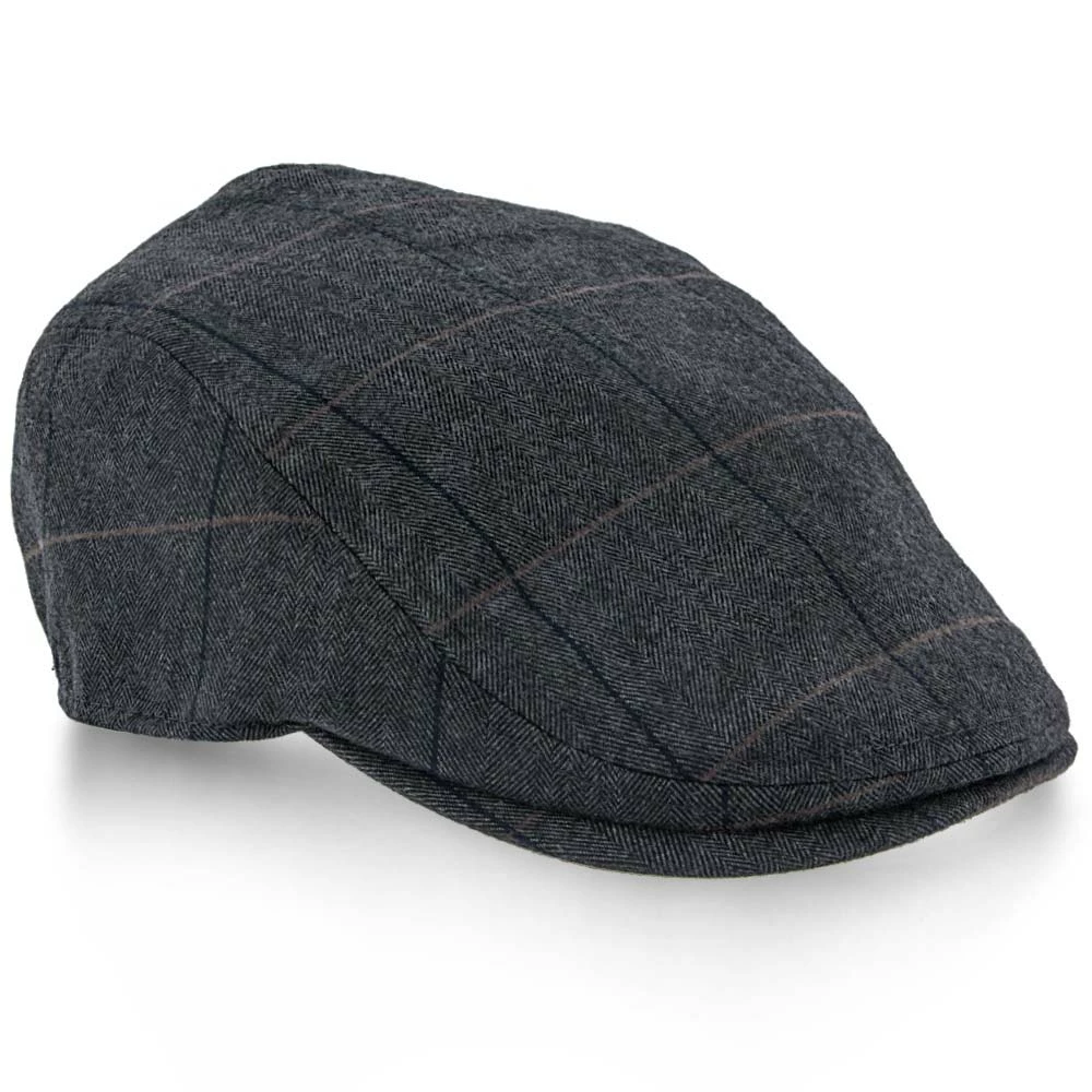 Buy โจ Walrus Hats Main Street - Walrus Grey Tweed Plaid Herringbone Ivy Cap Men ๐ 5 Walrus Hats Main Street - Walrus Grey Tweed Plaid Herringbone Ivy Cap Men