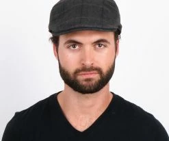 Buy โจ Walrus Hats Main Street - Walrus Grey Tweed Plaid Herringbone Ivy Cap Men ๐ 30 Walrus Hats Main Street - Walrus Grey Tweed Plaid Herringbone Ivy Cap Men