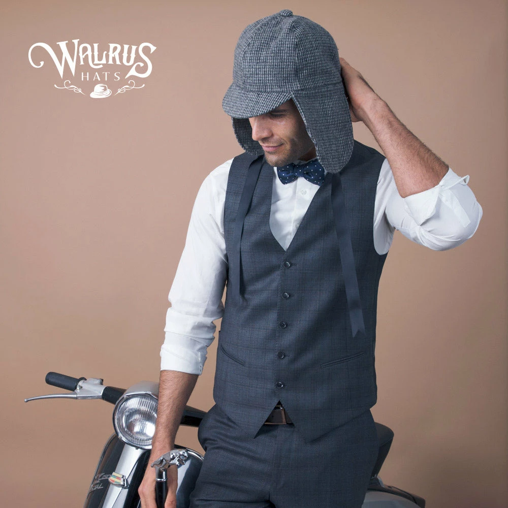 Cheap ๐งจ Fox & Hound - Walrus Hats Multi-colored Wool Blend Checkered Sherlock Holmes Deerstalker Hat Men ๐ 13 Fox & Hound - Walrus Hats Multi-colored Wool Blend Checkered Sherlock Holmes Deerstalker Hat Men