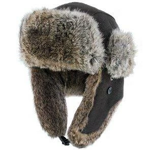 Cheapest ๐ Men Walrus Hats Genuine Rabbit Fur Brown Trapper Hat ๐ 1 Men Walrus Hats Genuine Rabbit Fur Brown Trapper Hat
