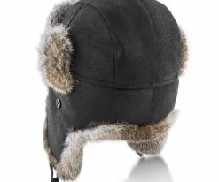 Cheapest ๐ Men Walrus Hats Genuine Rabbit Fur Brown Trapper Hat ๐ 30 Men Walrus Hats Genuine Rabbit Fur Brown Trapper Hat