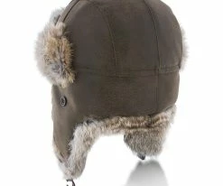 Cheapest ๐ Men Walrus Hats Genuine Rabbit Fur Brown Trapper Hat ๐ 31 Men Walrus Hats Genuine Rabbit Fur Brown Trapper Hat