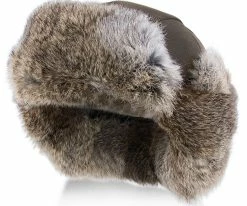 Cheapest ๐ Men Walrus Hats Genuine Rabbit Fur Brown Trapper Hat ๐ 33 Men Walrus Hats Genuine Rabbit Fur Brown Trapper Hat