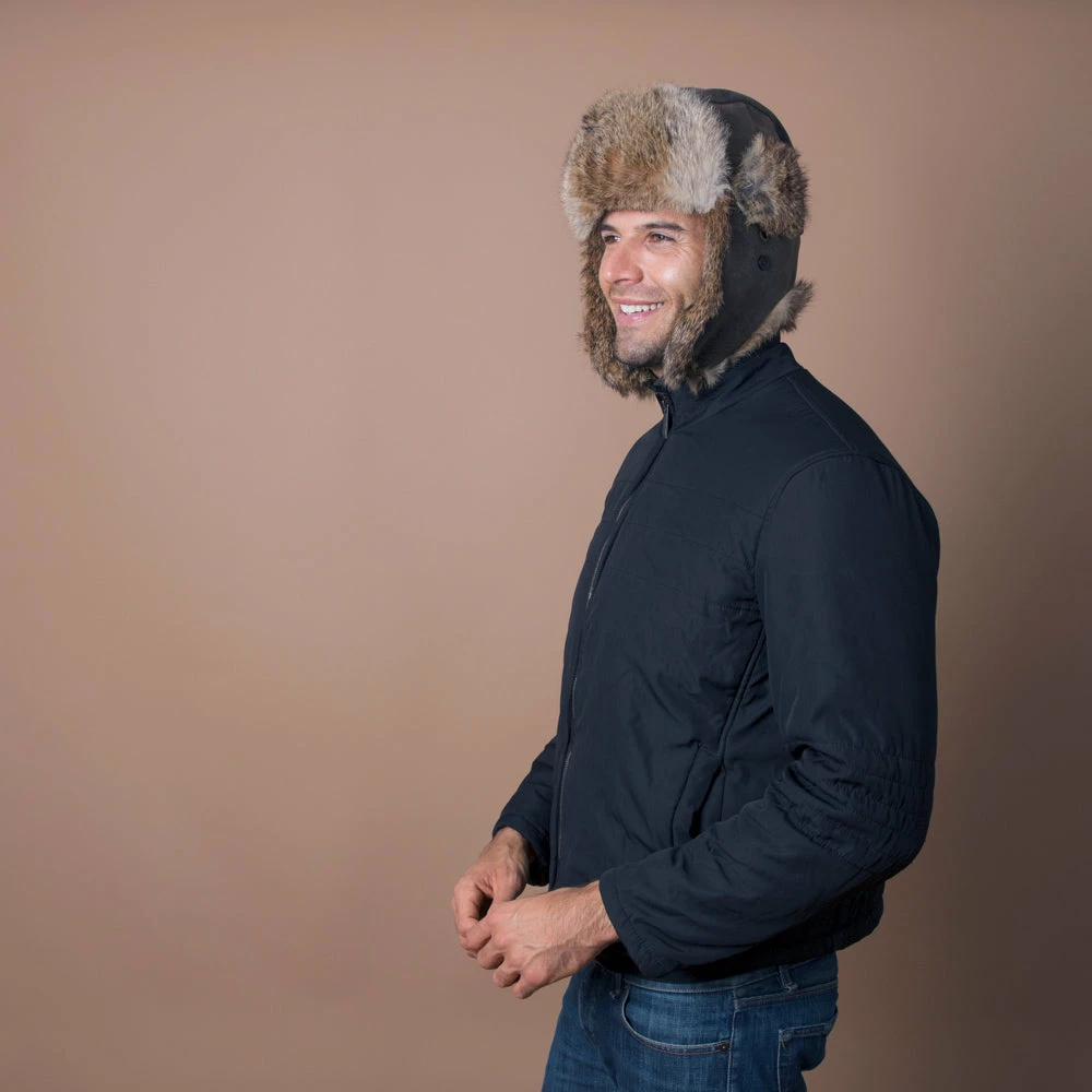 Cheapest ๐ Men Walrus Hats Genuine Rabbit Fur Brown Trapper Hat ๐ 17 Men Walrus Hats Genuine Rabbit Fur Brown Trapper Hat