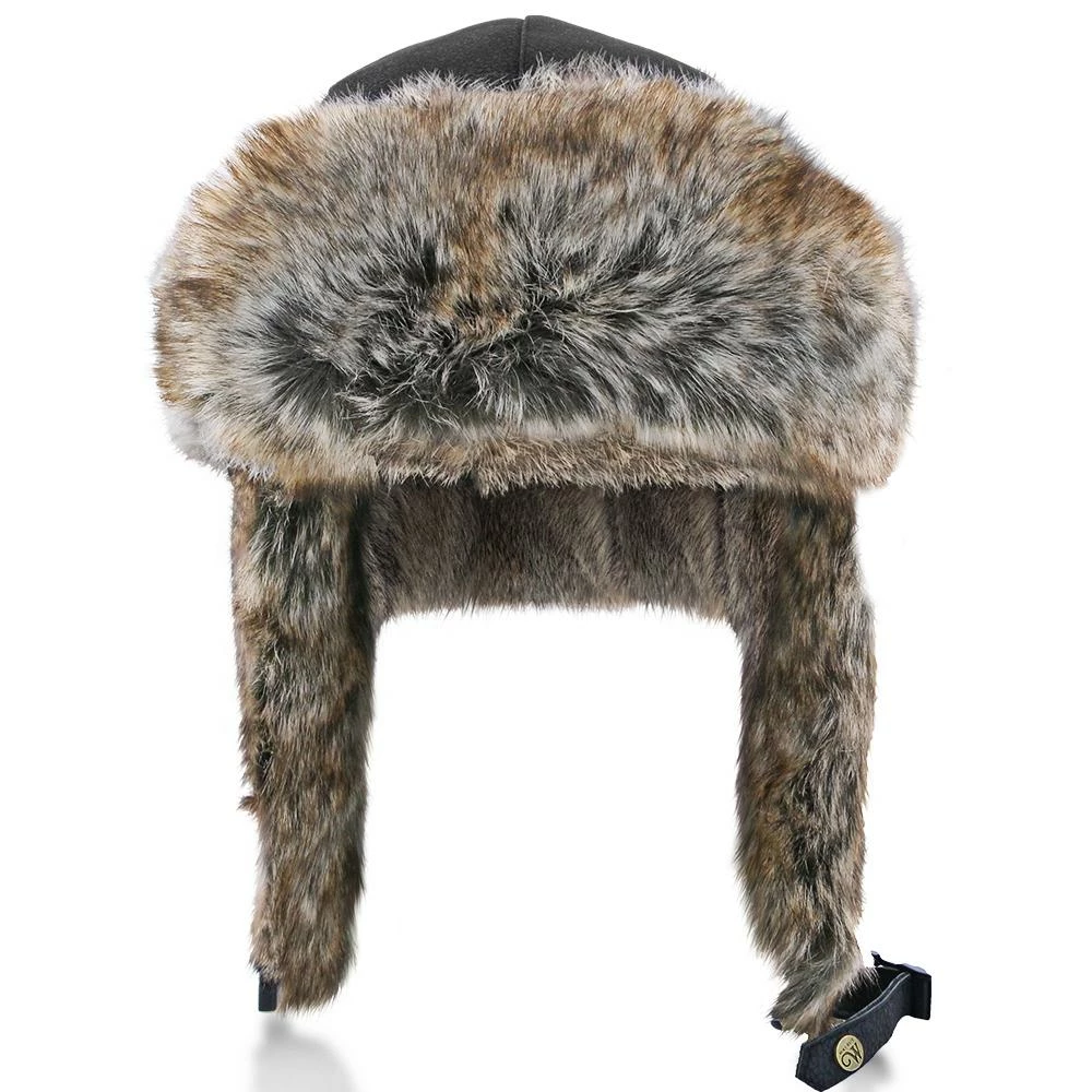 Buy ๐ Men Walrus Hats Faux Fur Brown Trapper Hat โจ 6 Men Walrus Hats Faux Fur Brown Trapper Hat