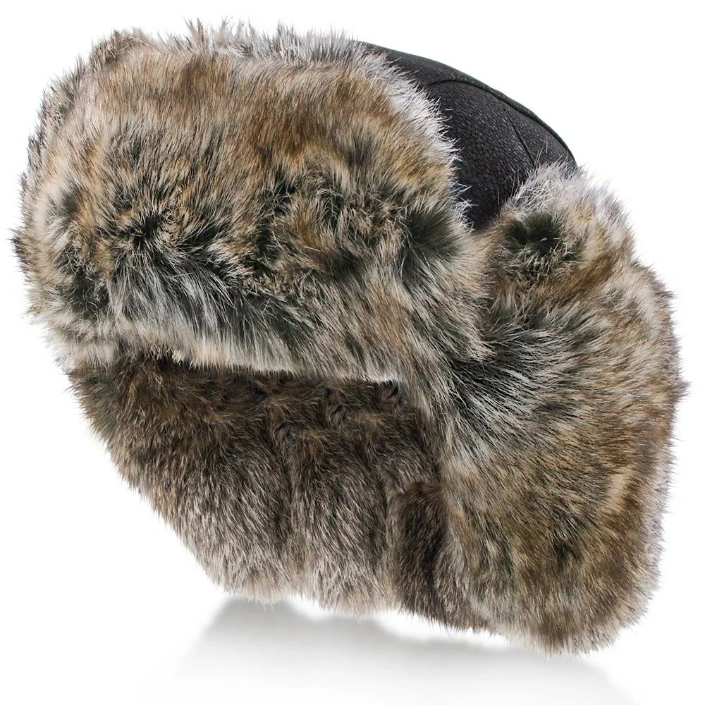 Buy ๐ Men Walrus Hats Faux Fur Brown Trapper Hat โจ 10 Men Walrus Hats Faux Fur Brown Trapper Hat
