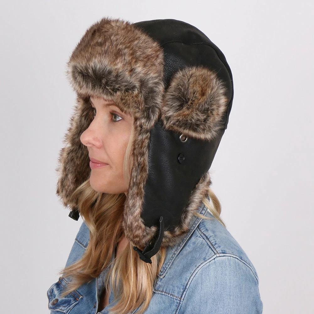Buy ๐ Men Walrus Hats Faux Fur Brown Trapper Hat โจ 20 Men Walrus Hats Faux Fur Brown Trapper Hat