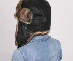 Buy ๐ Men Walrus Hats Faux Fur Brown Trapper Hat โจ 42 Men Walrus Hats Faux Fur Brown Trapper Hat