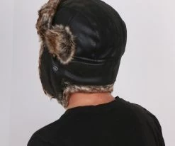 Buy ๐ Men Walrus Hats Faux Fur Brown Trapper Hat โจ 40 Men Walrus Hats Faux Fur Brown Trapper Hat