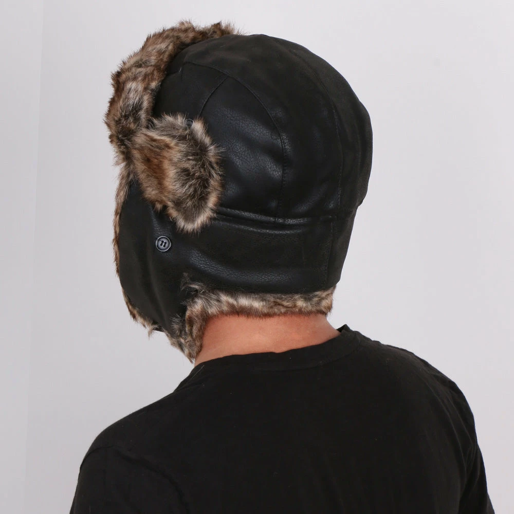 Buy ๐ Men Walrus Hats Faux Fur Brown Trapper Hat โจ 17 Men Walrus Hats Faux Fur Brown Trapper Hat