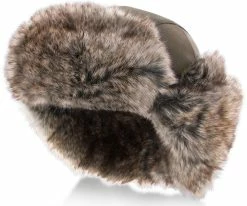 Buy ๐ Men Walrus Hats Faux Fur Brown Trapper Hat โจ 34 Men Walrus Hats Faux Fur Brown Trapper Hat