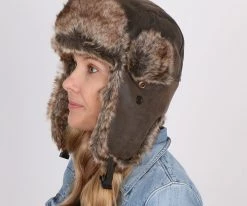 Buy ๐ Men Walrus Hats Faux Fur Brown Trapper Hat โจ 46 Men Walrus Hats Faux Fur Brown Trapper Hat