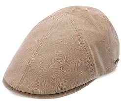 Men Walrus Hats Luxe Checkmate Duckbill Flat Cap