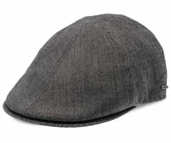 Men Walrus Hats Luxe Checkmate Duckbill Flat Cap