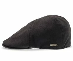 Men Walrus Hats Luxe Checkmate Duckbill Flat Cap