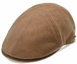 Men Walrus Hats Luxe Grand Master Duckbill Flat Cap