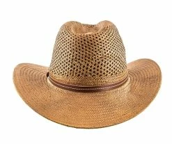 Men Weave Crown - Jeanne Simmons Toyo Straw Outback Hat - 6748