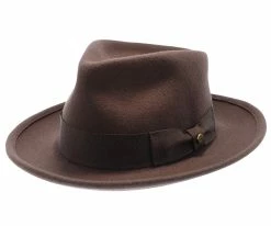 Walrus Hats Men Capital - Walrus Crushable Hat Wool Felt Fedora - H7000