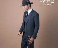 Men Empire - Walrus Hats Grey Wool Felt Fedora Hat - H7001