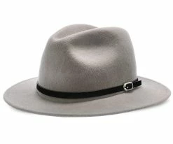 Legacy - Walrus Hats Grey Wool Felt Fedora Hat - H7002 Men