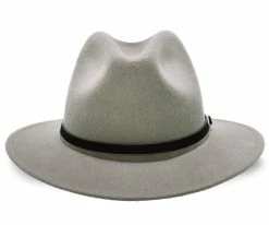 Legacy - Walrus Hats Grey Wool Felt Fedora Hat - H7002 Men