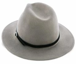Legacy - Walrus Hats Grey Wool Felt Fedora Hat - H7002 Men
