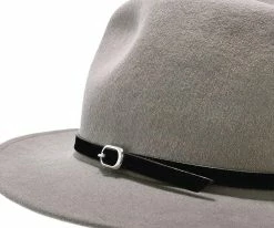 Legacy - Walrus Hats Grey Wool Felt Fedora Hat - H7002 Men