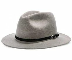Legacy - Walrus Hats Grey Wool Felt Fedora Hat - H7002 Men